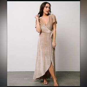 Baltic Born Tan Wrap dress
